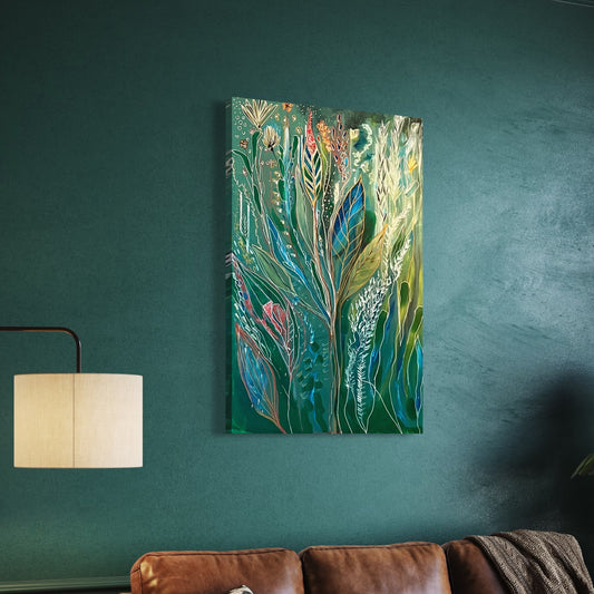 Dark Coral Canvas Print