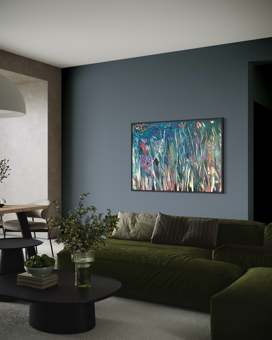 Water Garden Drift Canvas Print